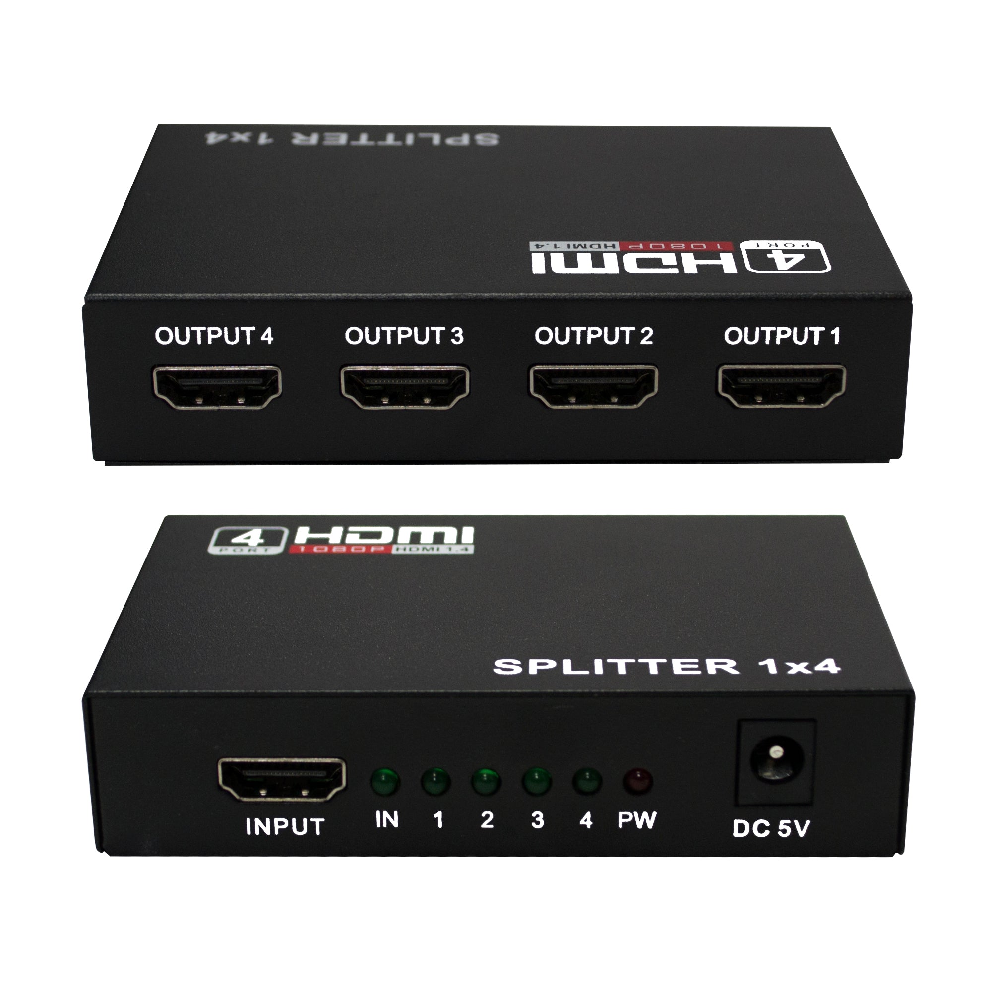 SPLITTER HDMI DE 4 SALIDAS 